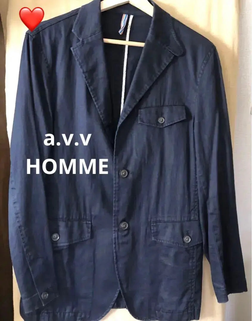 avv HOMME chaqueta sastre azul marino