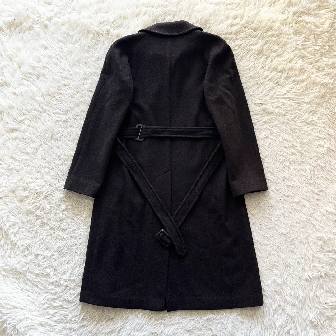 <Good condition>TAGLIATORE × Brilla Wool Double Verdette Coat 46