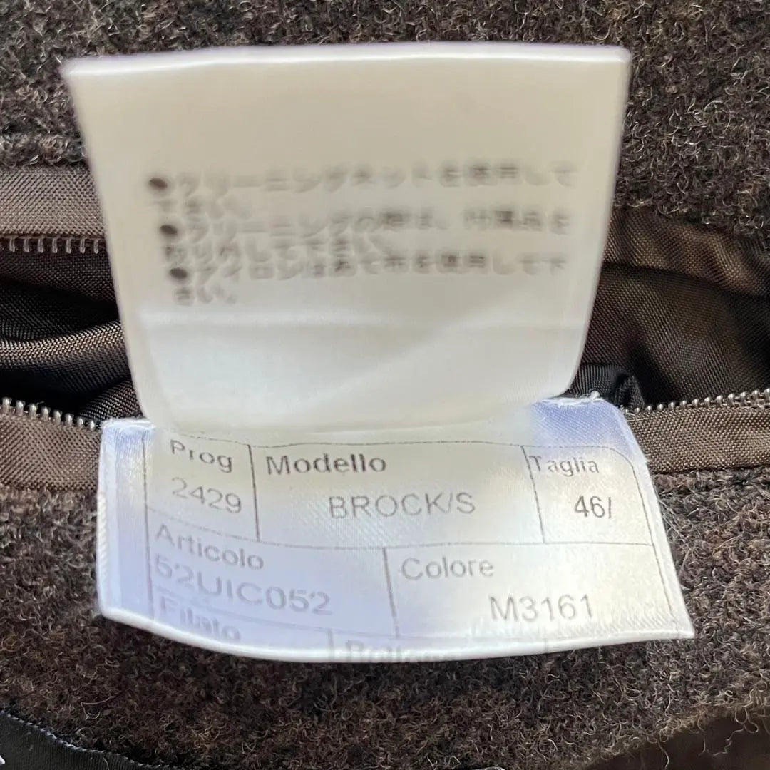 <good condition>TAGLIALORE × Abrigo Doble Verdette Lana Brilla 46</good>