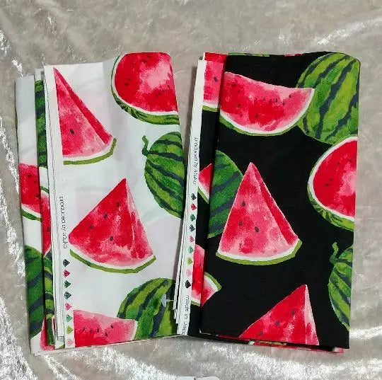 Fabric scraps watermelon pattern set