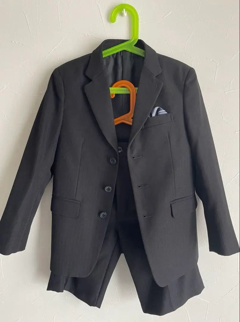 Kids Black Suit Size 120