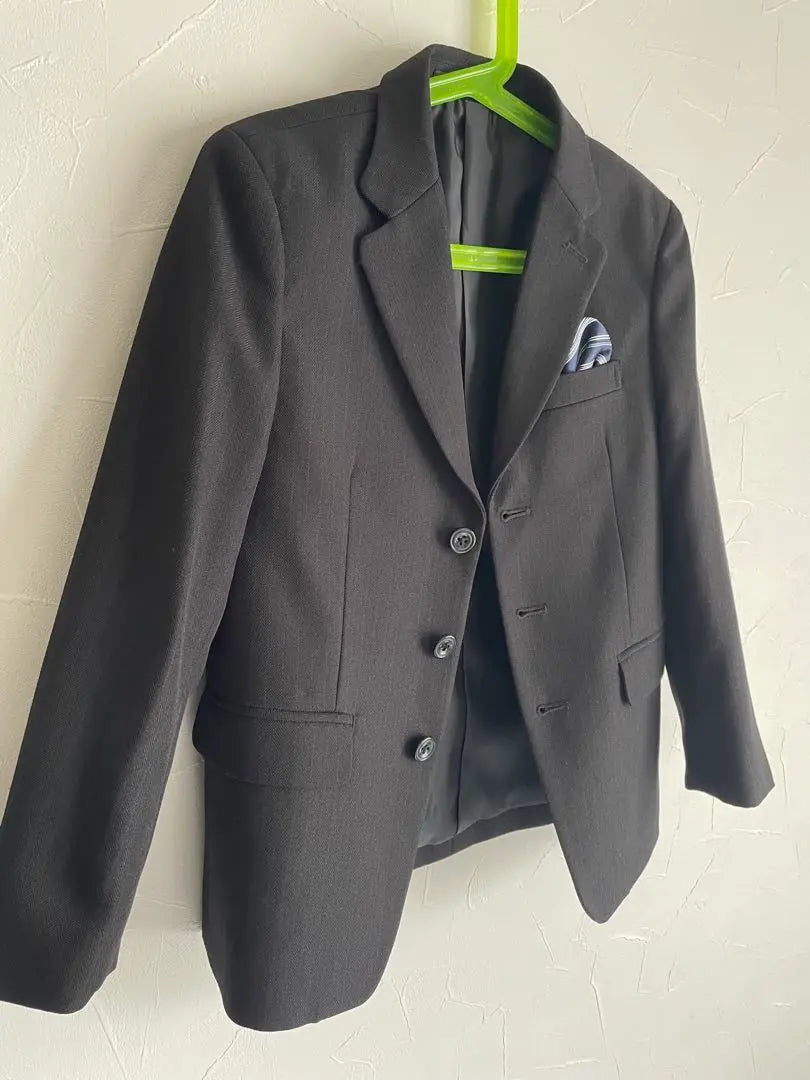 Kids Black Suit Size 120