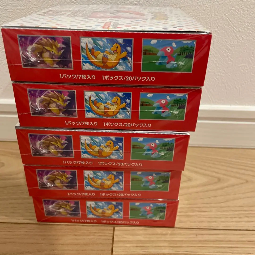 Tarjeta Pokémon n.° 151, nueva, sin abrir, con sobrecubierta, incluye 5 cajas