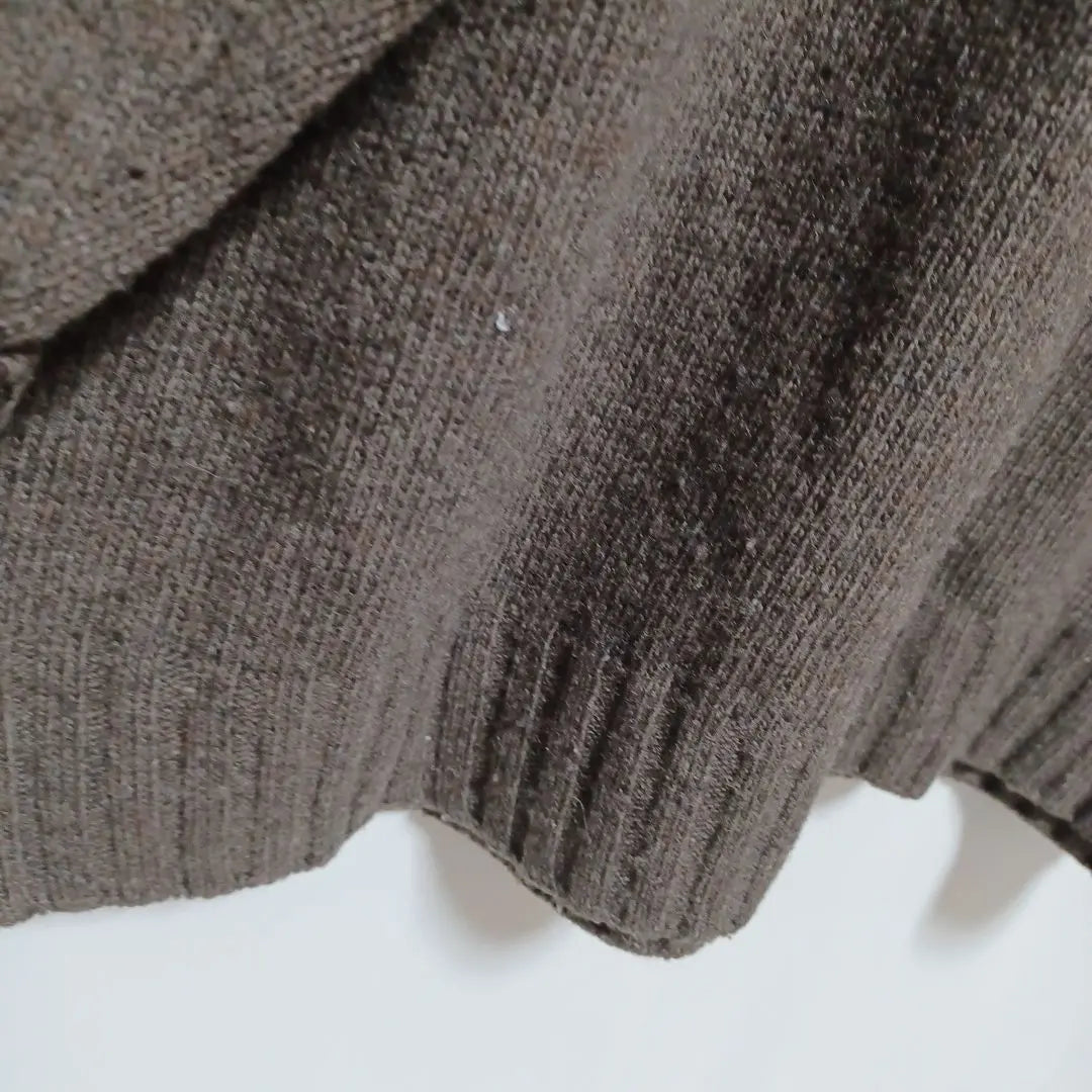 ⑧ Ointet Men's Knit Sweater Tops Large Sizes Dark Brown