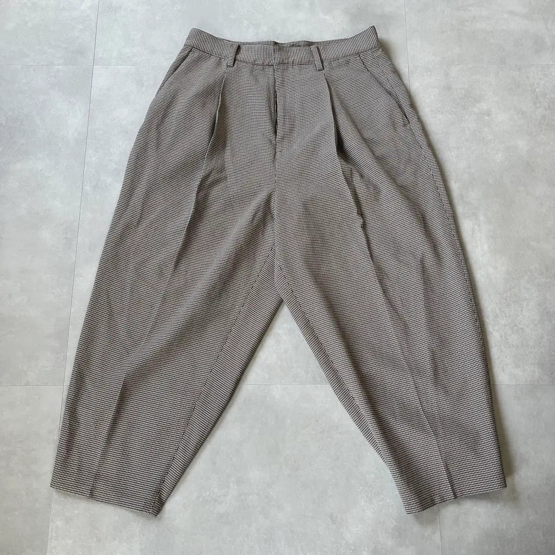 hare checkered sarouel pants