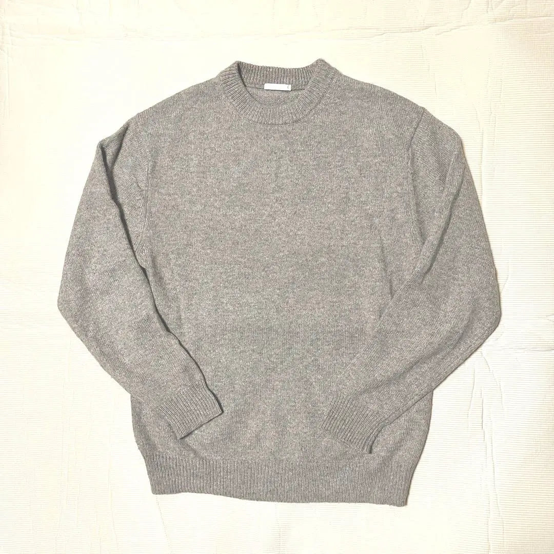 GU Brown Grey Knit Sweater Men's Size S