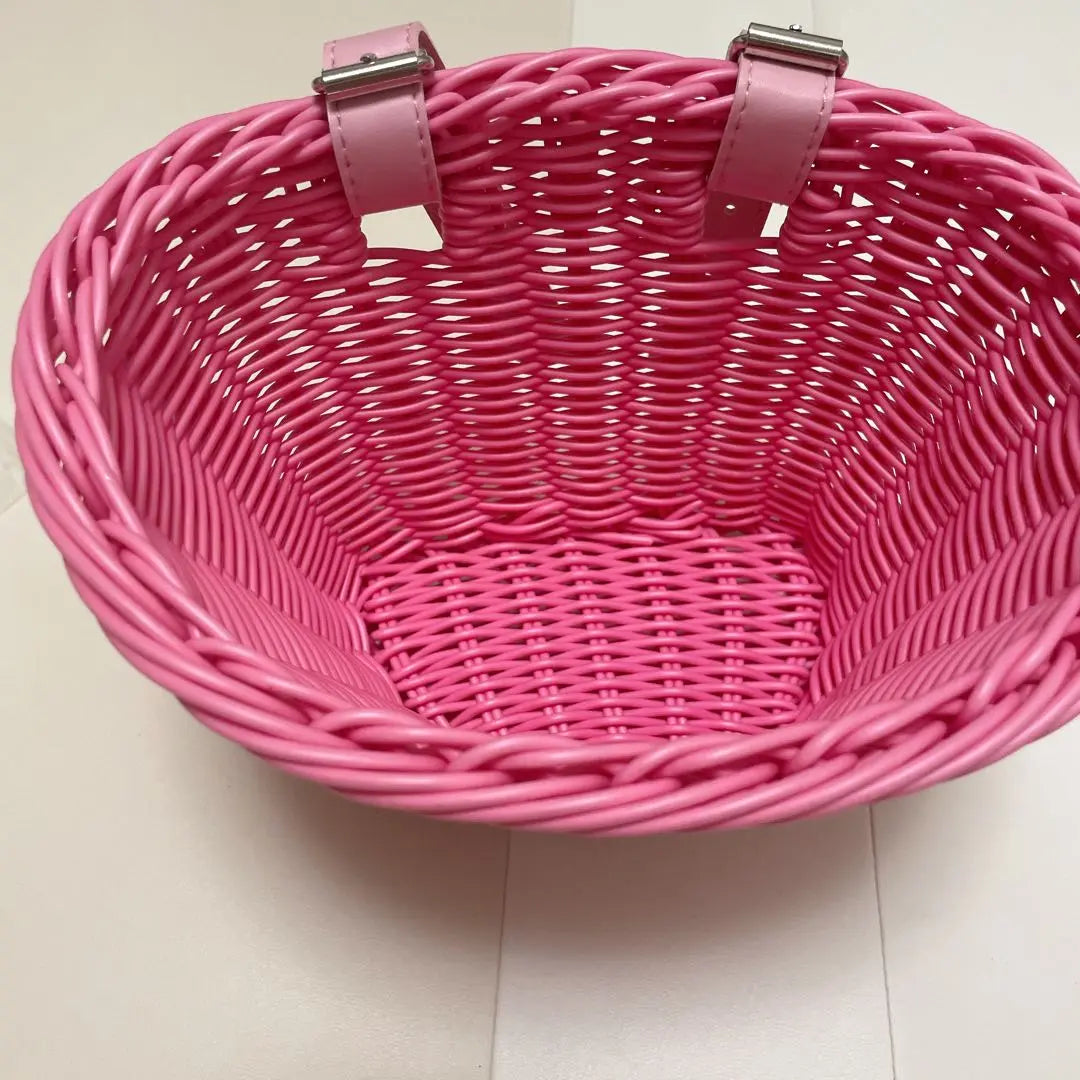 Bike Basket for Kids Waterproof Kids Bicycle Basket Pink | バイクバスケットキッズ用 防水子供用自転車バスケット ピンク