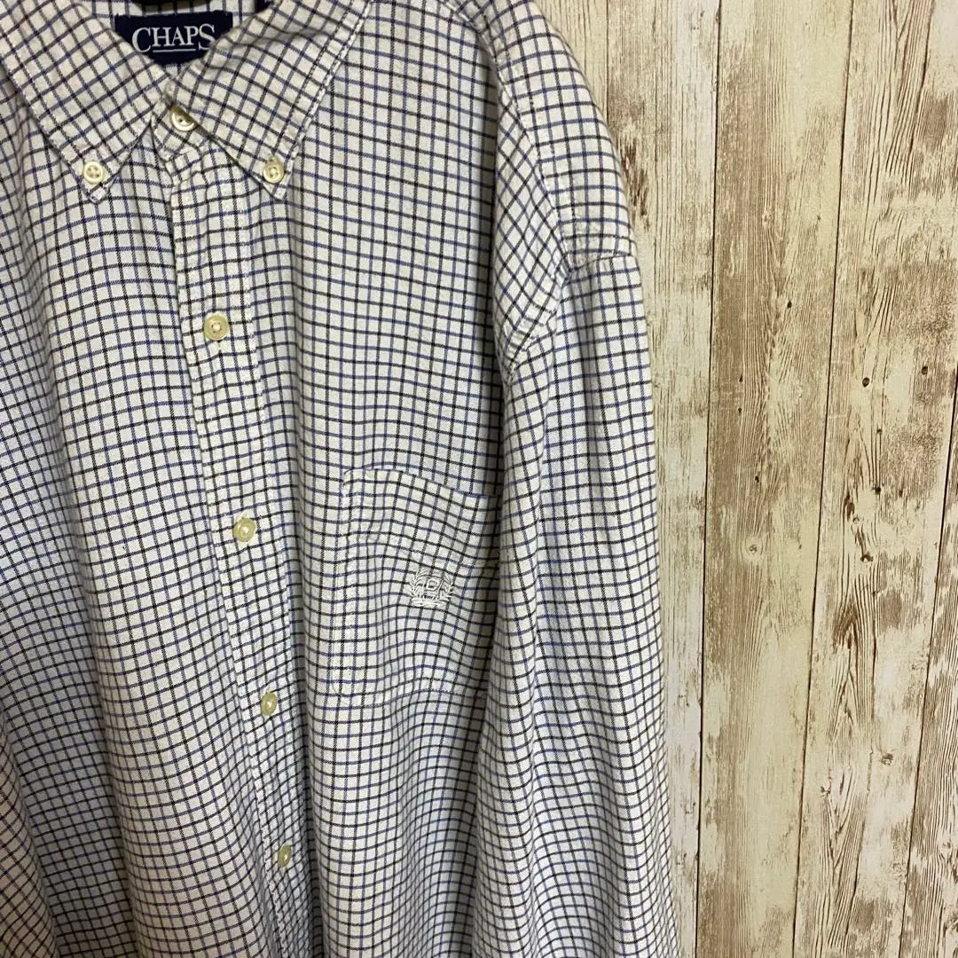 [763] CHAPS B.D Check Shirt