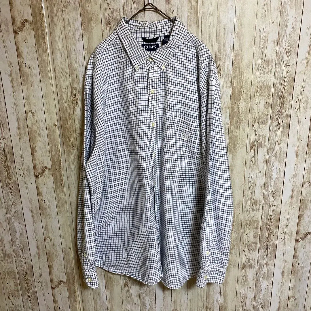 [763] CHAPS B.D Check Shirt