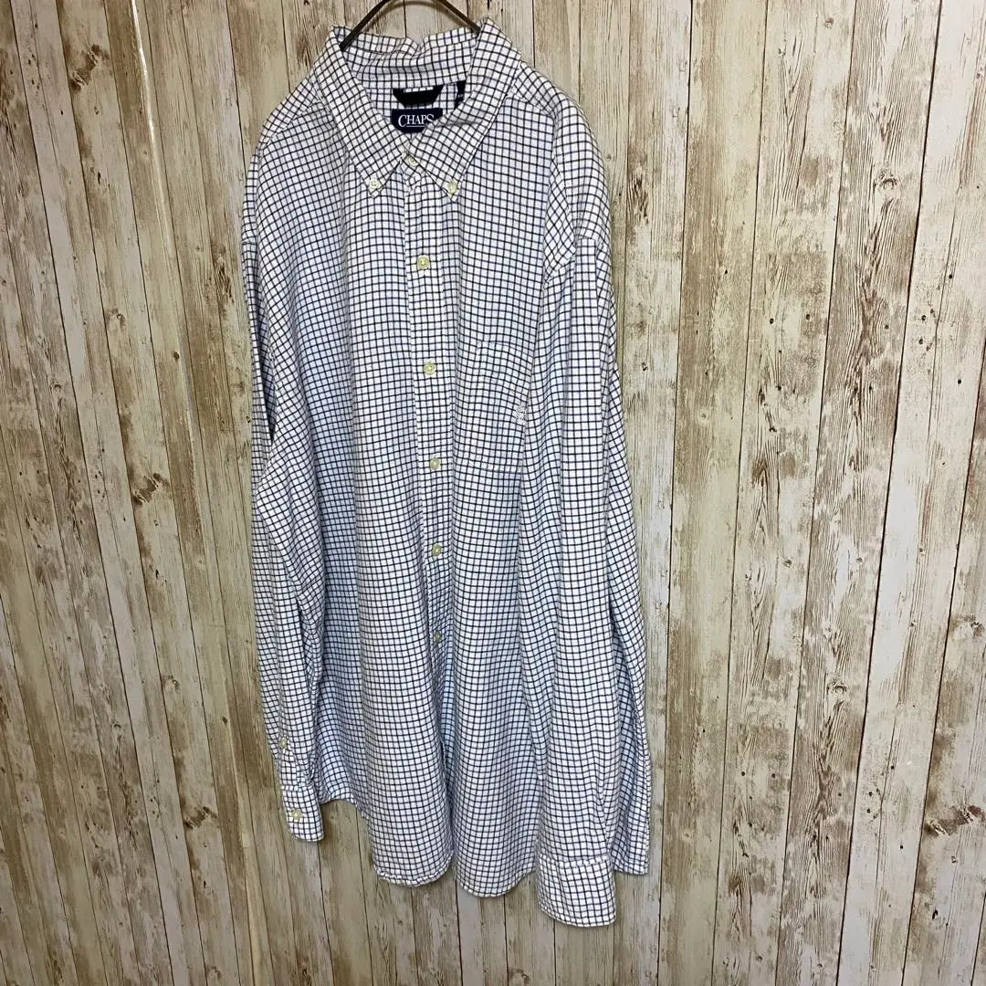 [763] CHAPS B.D Check Shirt