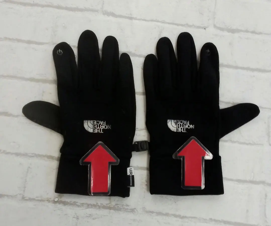 E232 The North Face UR POWERED gloves Black