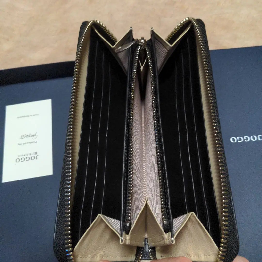 [New and unused with official box] JOGGO L-shaped zipper wallet