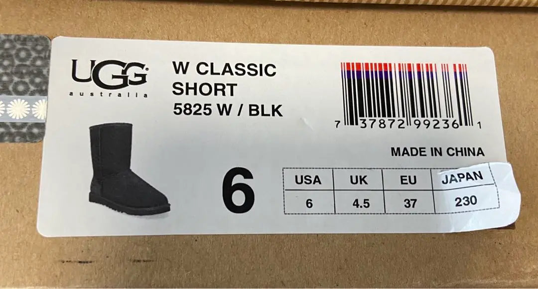 Superb condition ✨UGG W Classic Short Sheepskin Boots Black 23