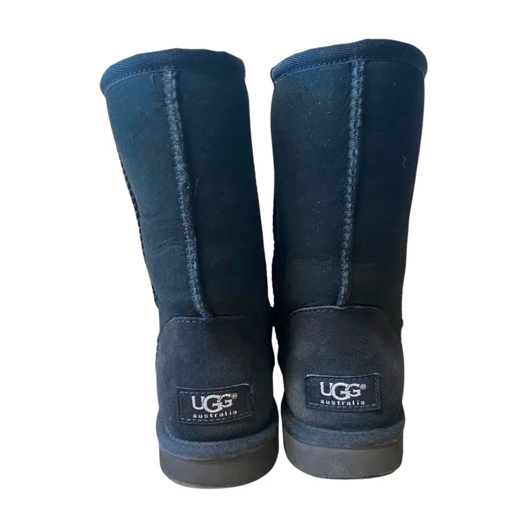 Excelente estado ✨Botas cortas clásicas de piel de oveja UGG W negras 23