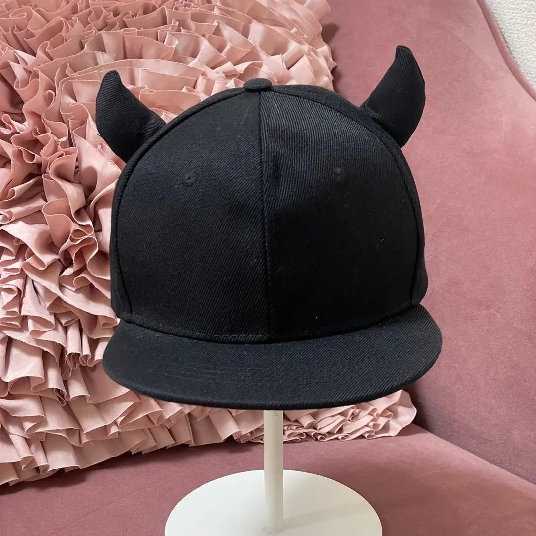 ¡OFERTA! Gorra con cuernos de alienígena de pilaf, rapero popular para hombres y mujeres de Corea del Sur