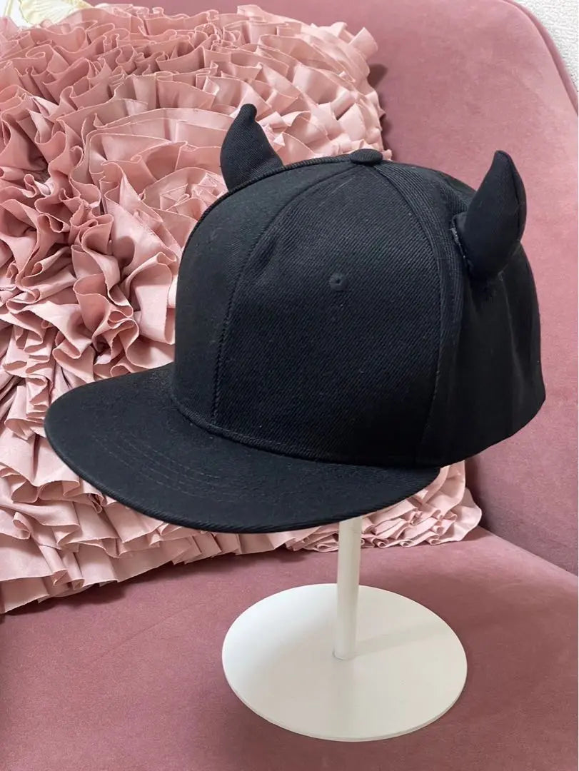 ¡OFERTA! Gorra con cuernos de alienígena de pilaf, rapero popular para hombres y mujeres de Corea del Sur