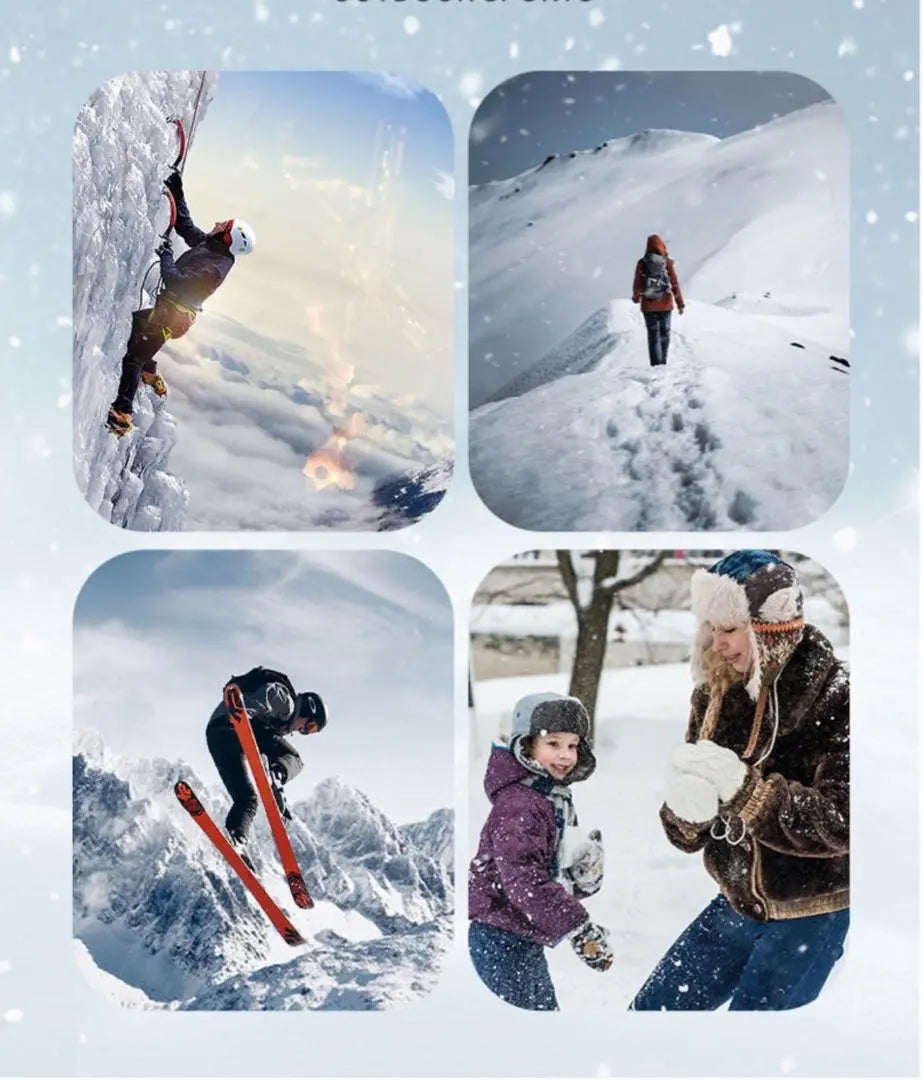 ¡En oferta! Bola de nieve, nieve, esquí, manejo con smartphone, montañismo, protección contra el frío, impermeable