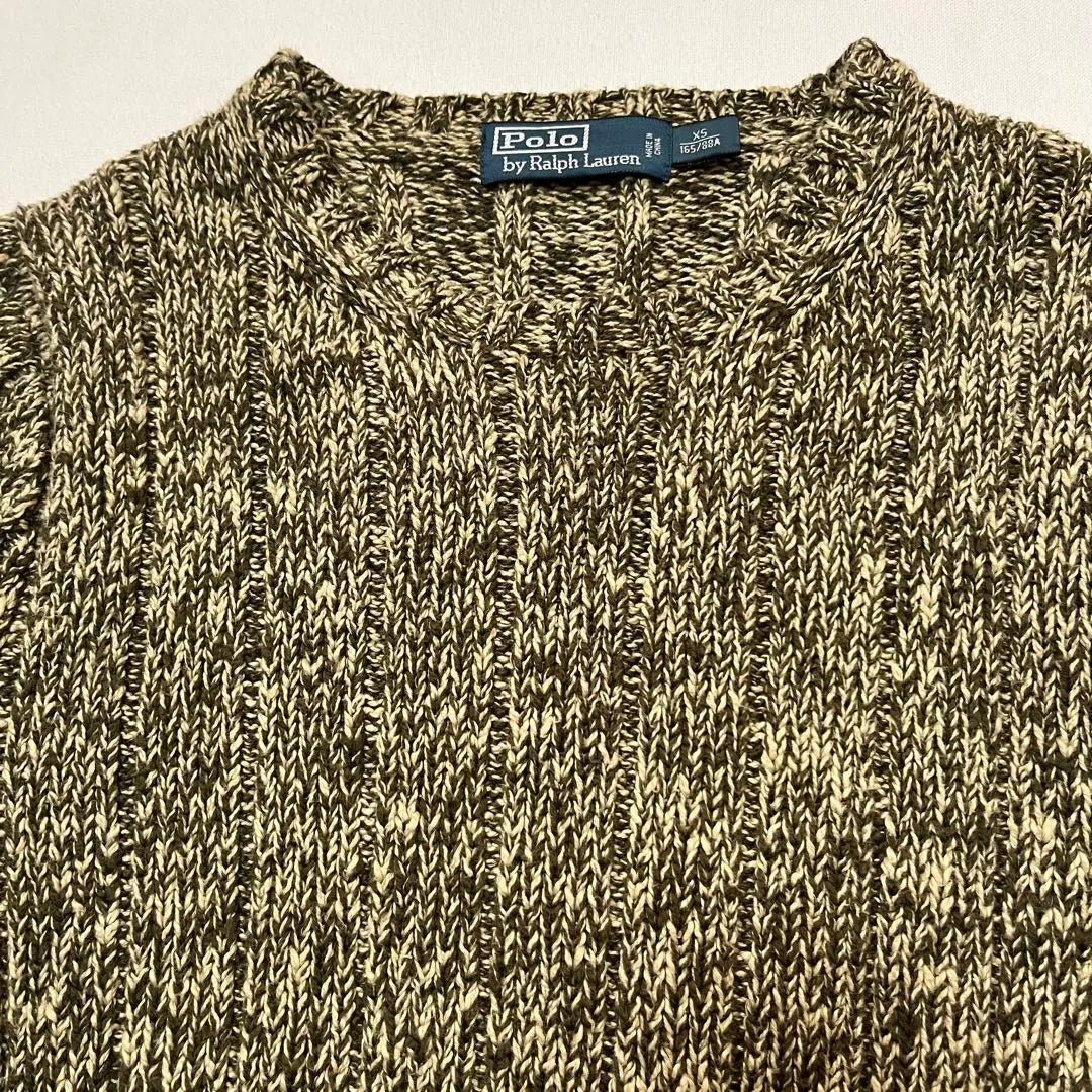 [POLO BY RALPHLAUREN] Low gauge knit sweater Marble