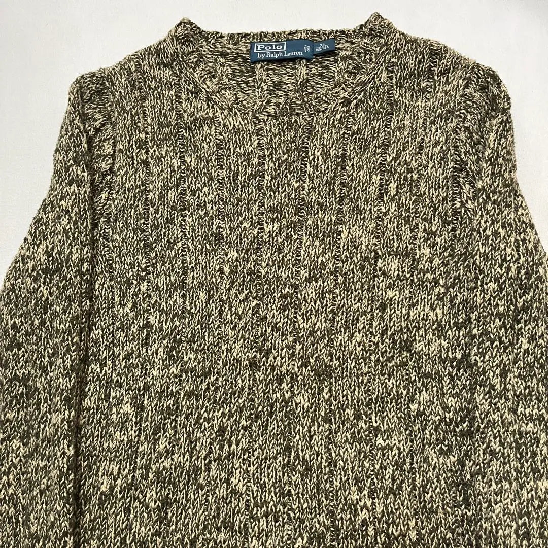 [POLO BY RALPHLAUREN] Low gauge knit sweater Marble