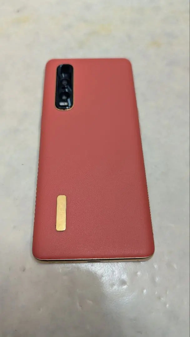 findx2pro (au version) body orange vegan leather