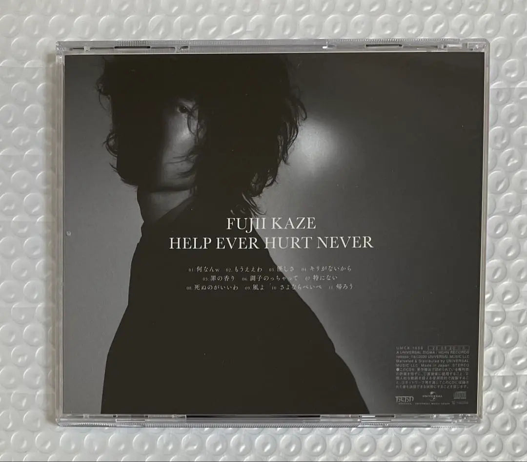 New case Fujii style “HELP EVER HURT NEVER”