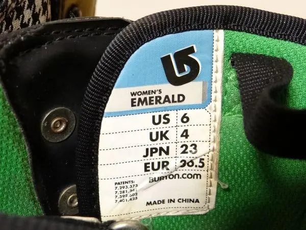 Botas de snowboard Burton TRUEFIT EMERALD 23 cm