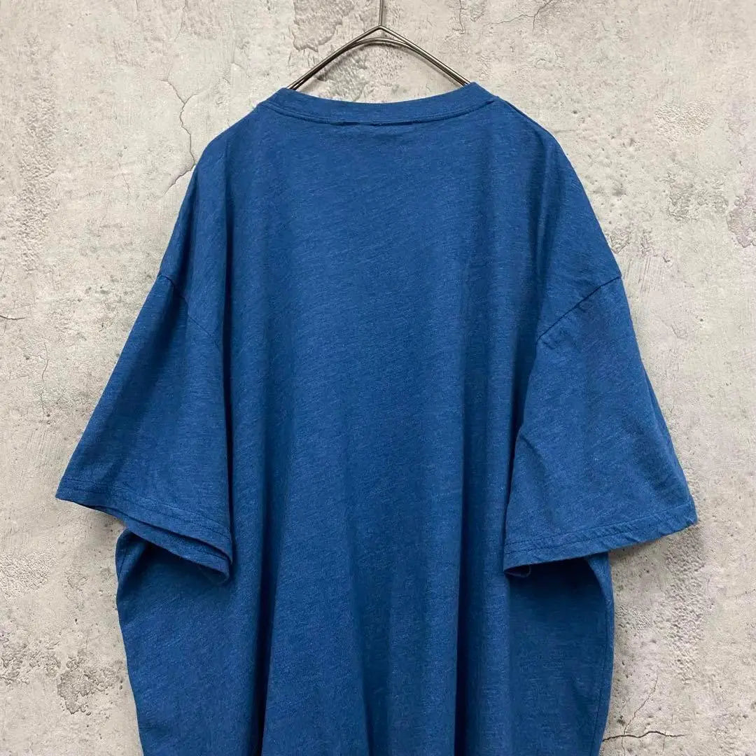 Raro [ropa vieja] Camiseta Peanut Snoopy Azul Hombre 2XL | レア【古着】ピーナッツ スヌーピーTシャツ ブルー メンズ2XL