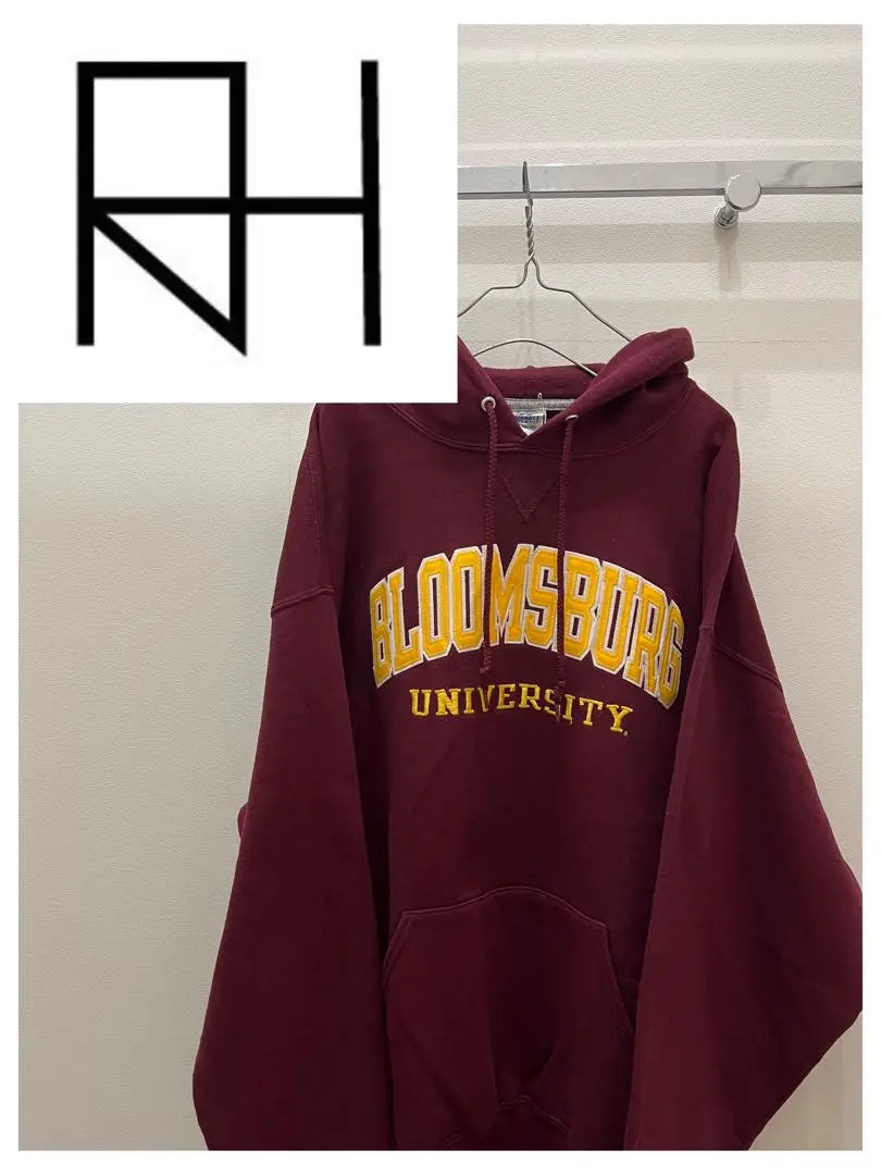 [Used] RUSSELL ATHLETIC front logo pull hoodie