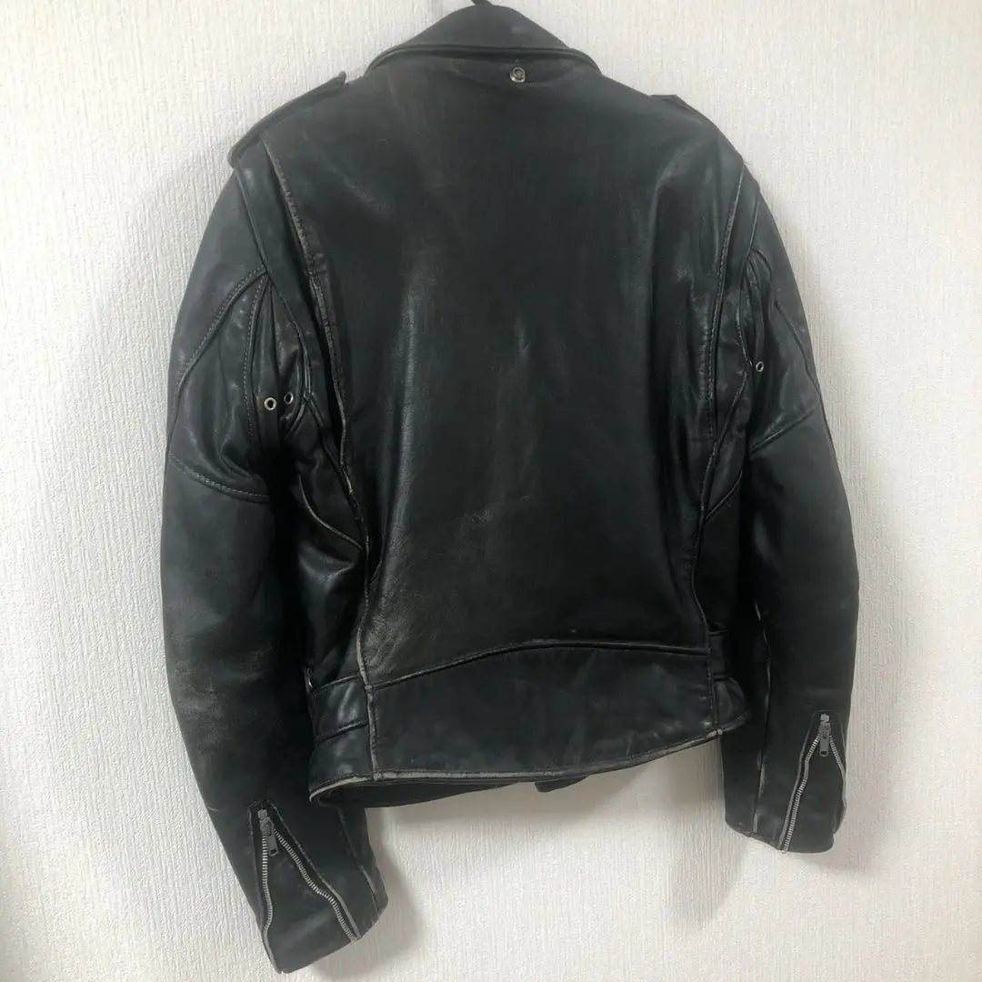 [90s] Schott USA rider double used leather jacket