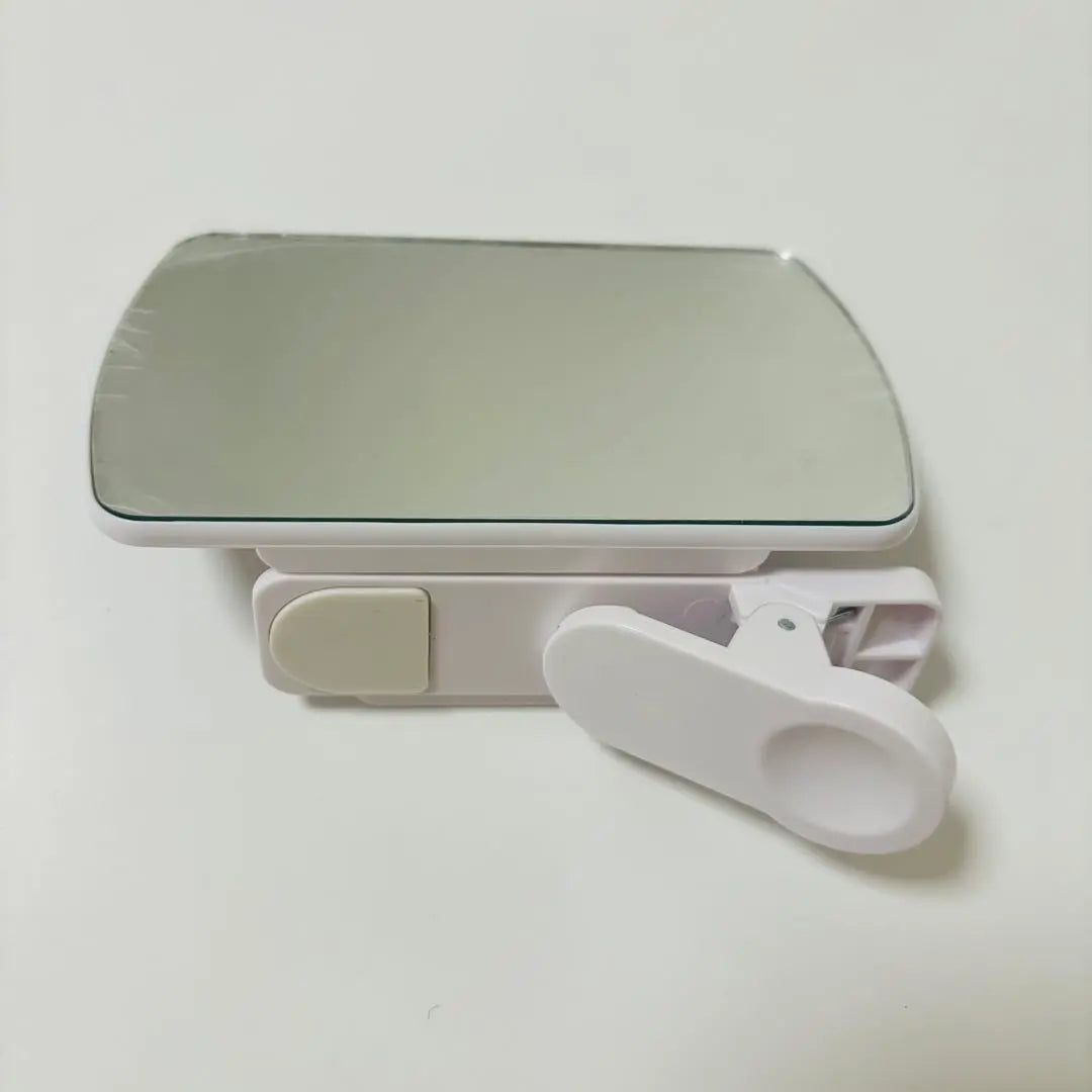 Reflective photo for smartphones, lens clip, mirror, storage case included, white, unused