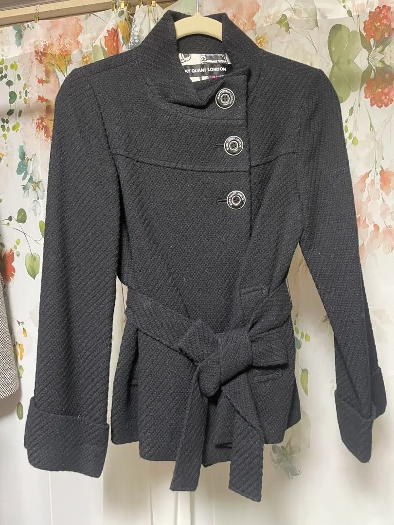 MARY QUANT LONDON Dark Gray Peacoat