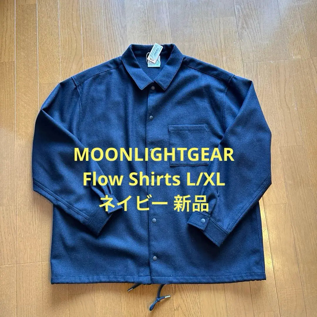 MOONLIGHTGEAR Flow Shirts L/XL Navy New