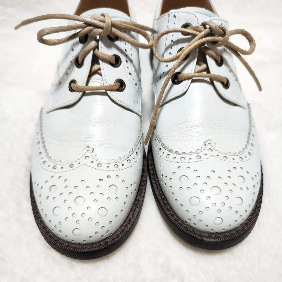 Good condition TODAY'S Todays Medallion Shoes Trad Shoes Genuine Leather