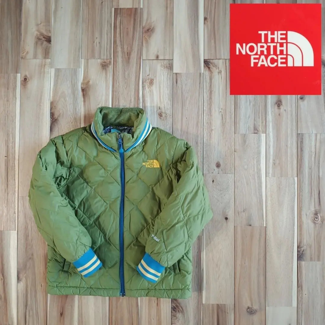 Great condition North Face Down Jacket TBALL Khaki Kids 130