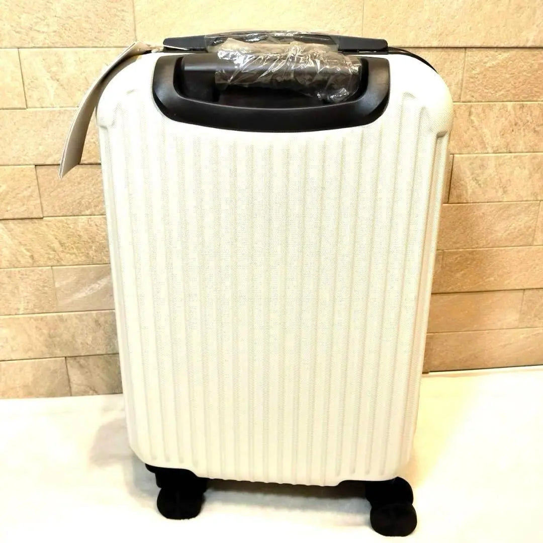 Unused! 35L carry case ◇White carry bag Suitcase ◇Trunk Travel