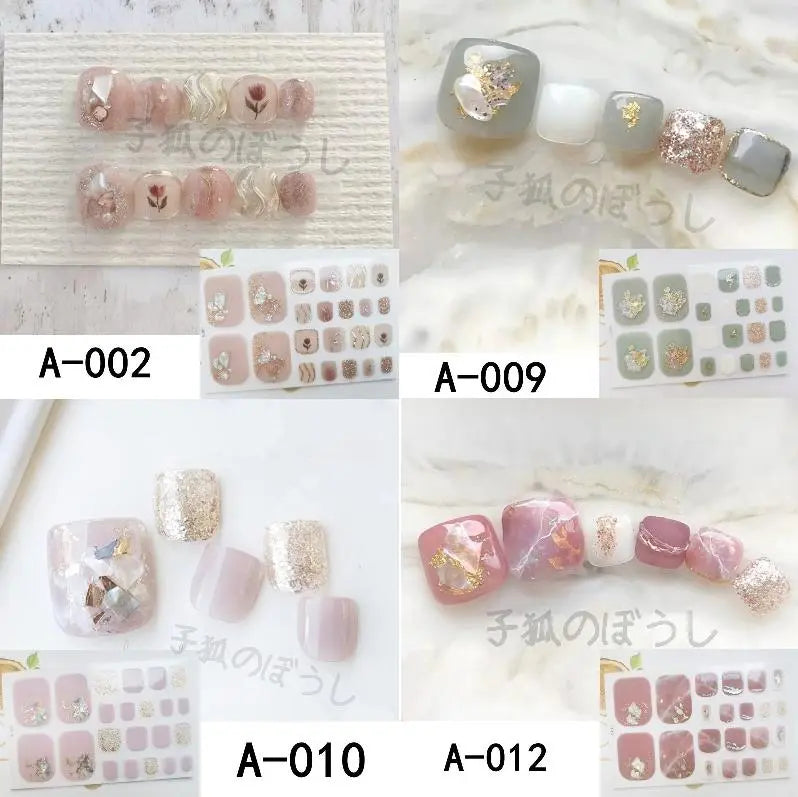 〇Mercari delivery〇★11-piece set★ Foot nail stickers