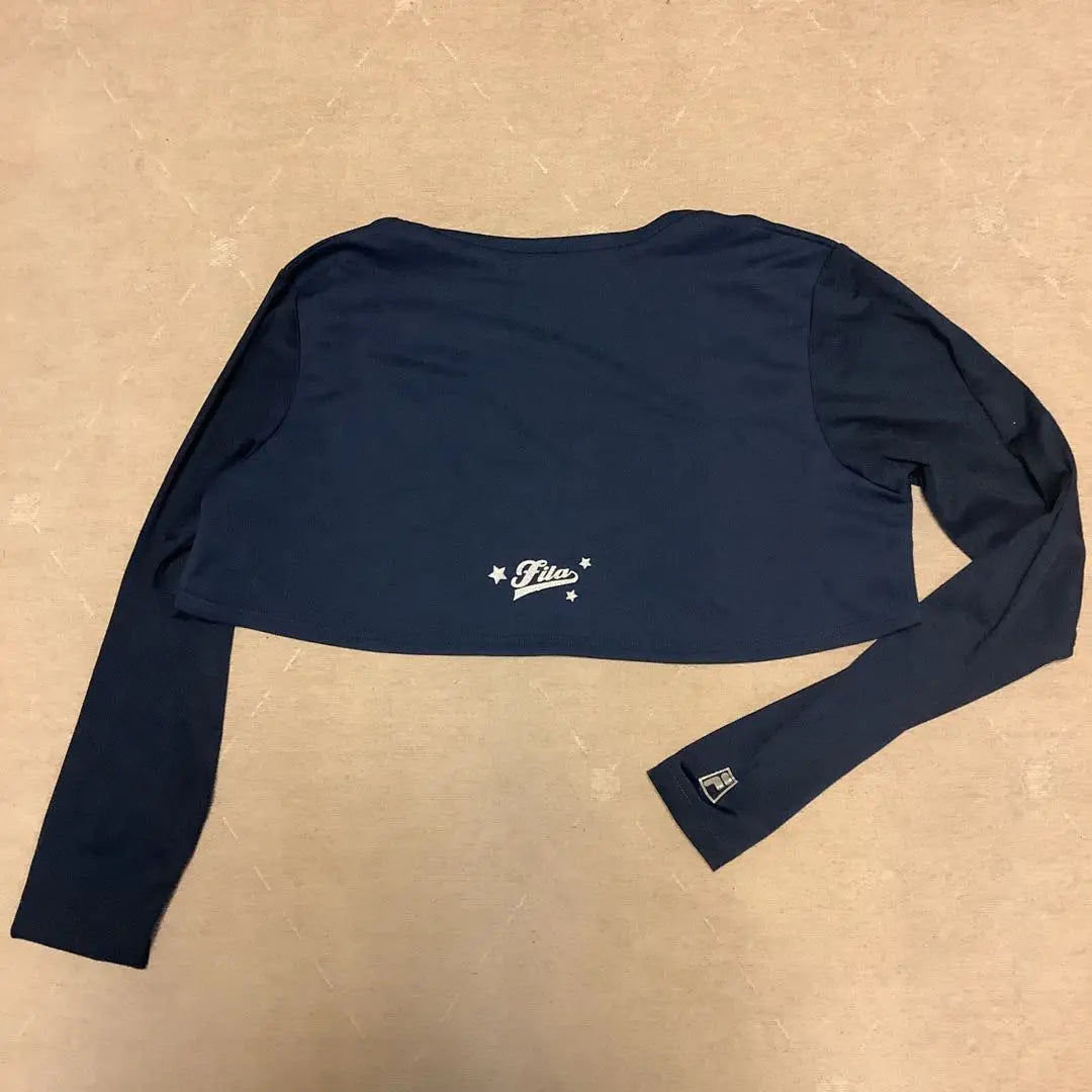 FILA Tennis Wear Women's Navy Bolero Long Sleeve SM Size