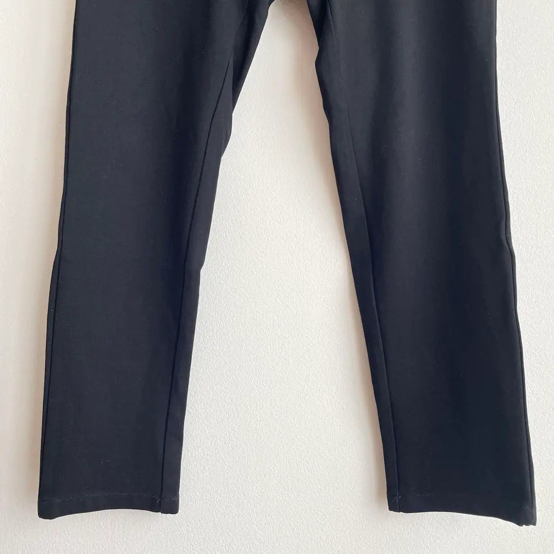 Zara Slacks Pants Black Stretch Straight Office Casual