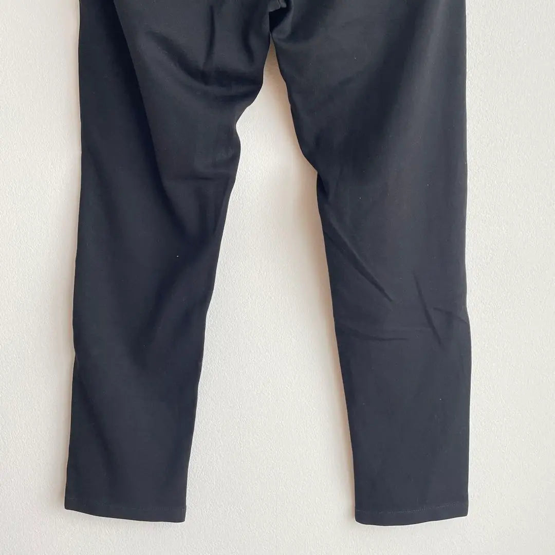 Zara Slacks Pants Black Stretch Straight Office Casual