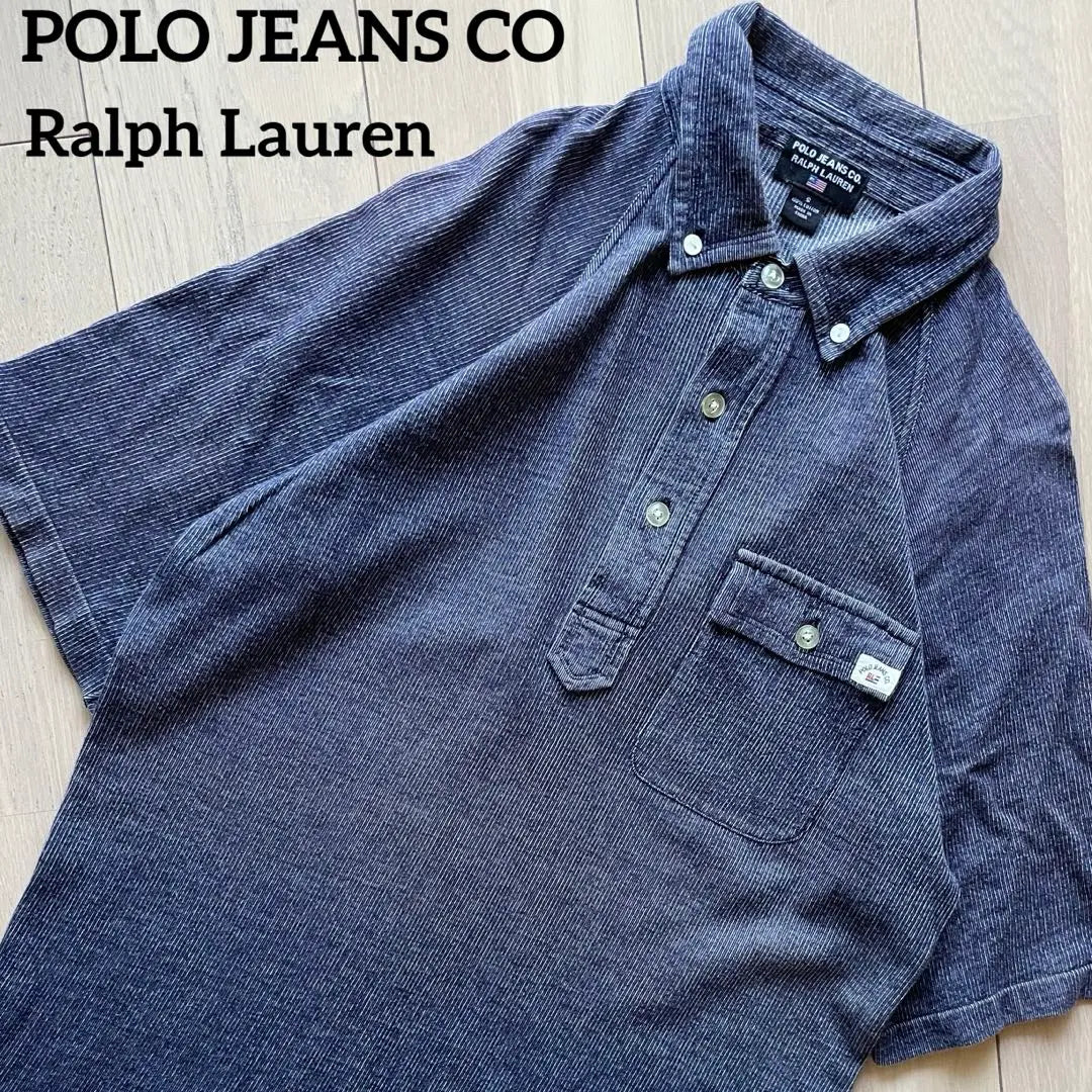 [Rare] POLO JEANS CO Ralph Lauren Polo Shirt Denim Color | 【希少】POLO JEANS CO ラルフローレン　ポロシャツ　デニムカラー