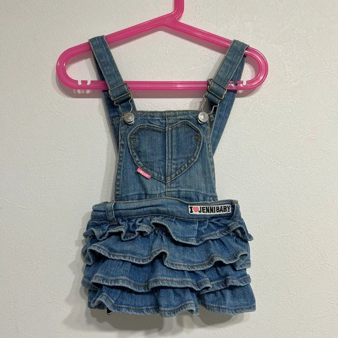 JENNI BABY Denim Skirt with ruffles 80