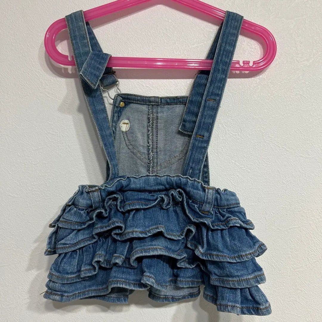 JENNI BABY Denim Skirt with ruffles 80