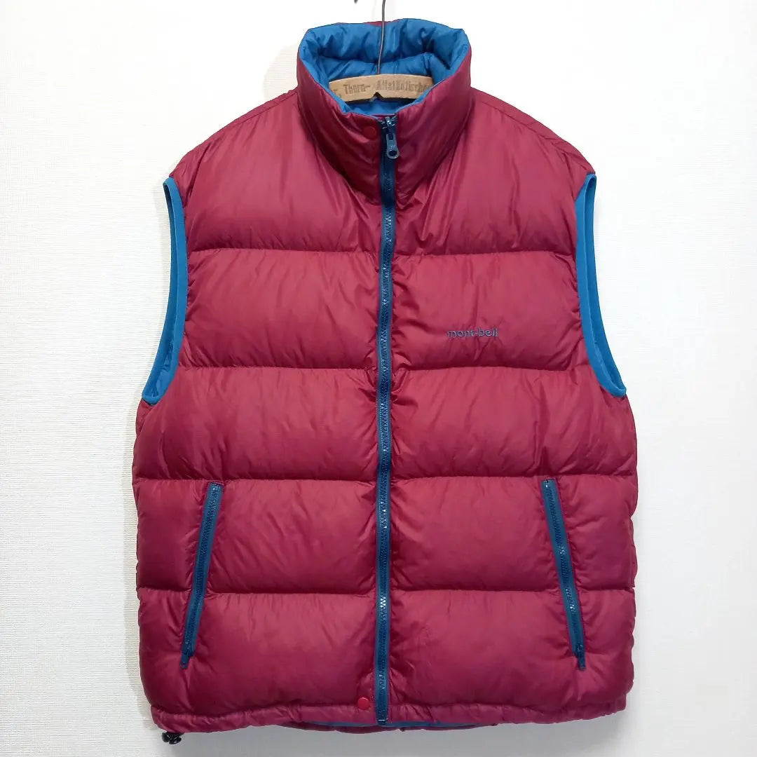 Panpan 90s Old Montbell Reversible Down Vest Men's M