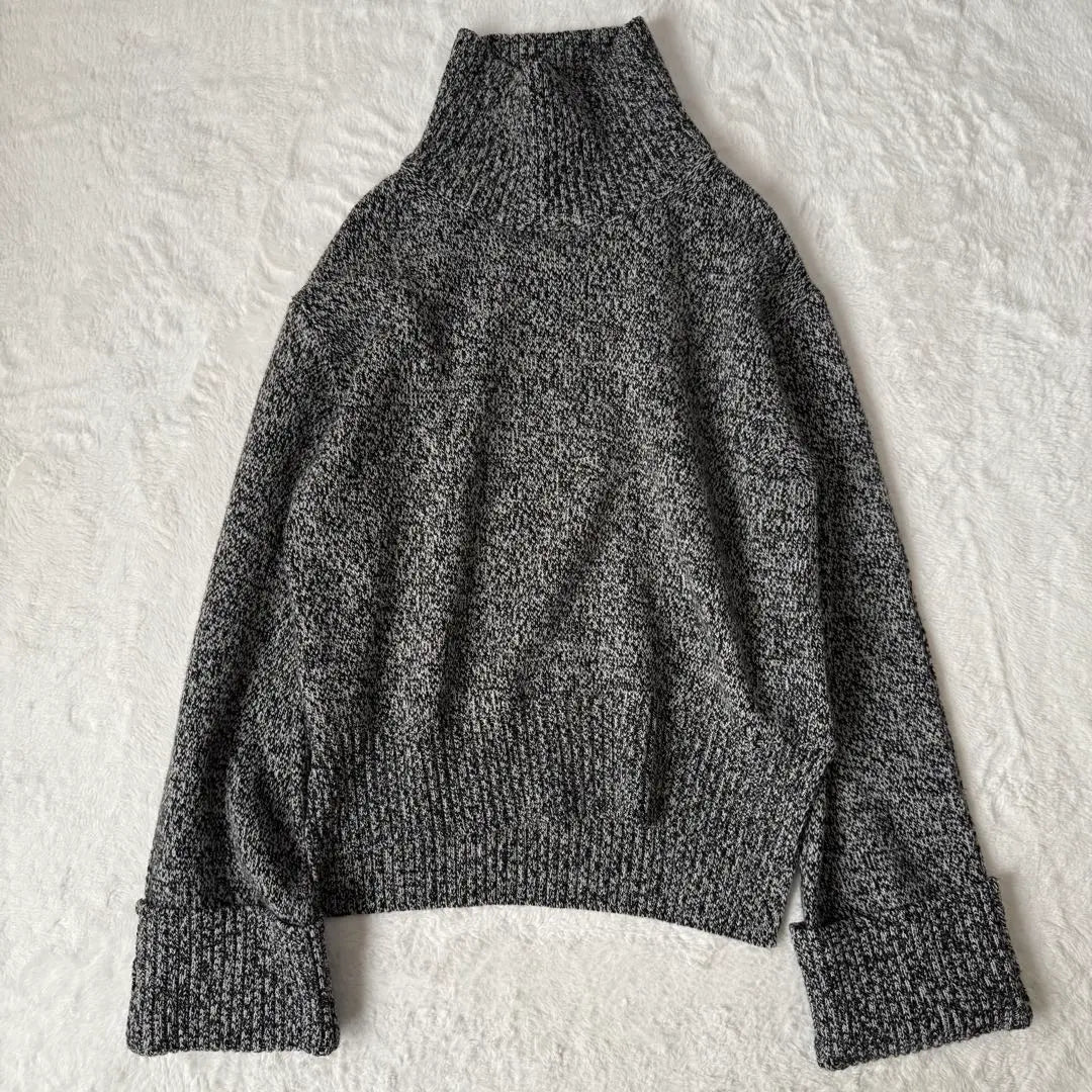 Vermeilla Perena Knit Sweater Cashmere Turtleneck Gray | ヴェルメイユパーイエナ ニット セーター カシミヤ タートルネック グレー