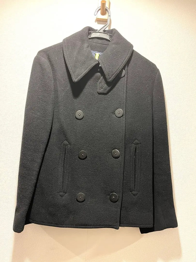 Ralph Lauren Peacoat Largo Corto Negro Talla 7 | ラルフローレン ピーコート ショート丈￼ ブラック 7号