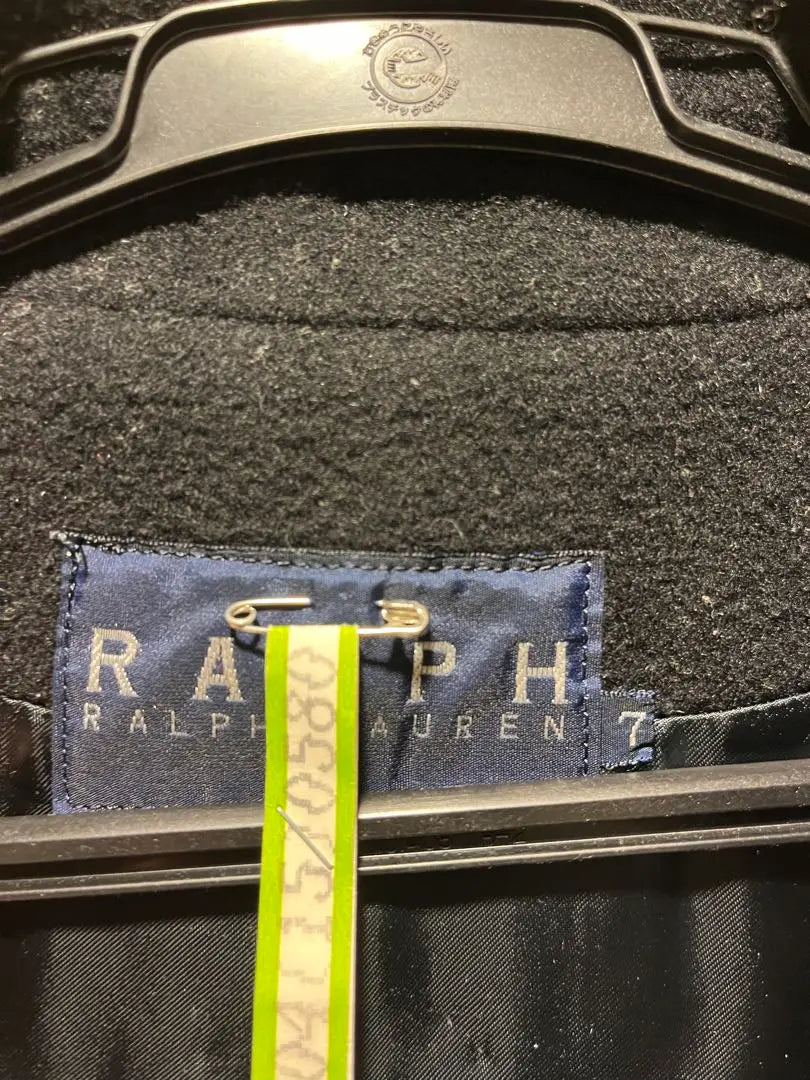 Ralph Lauren Peacoat Short Length Black Size 7 | ラルフローレン　ピーコート　ショート丈￼ ブラック　7号