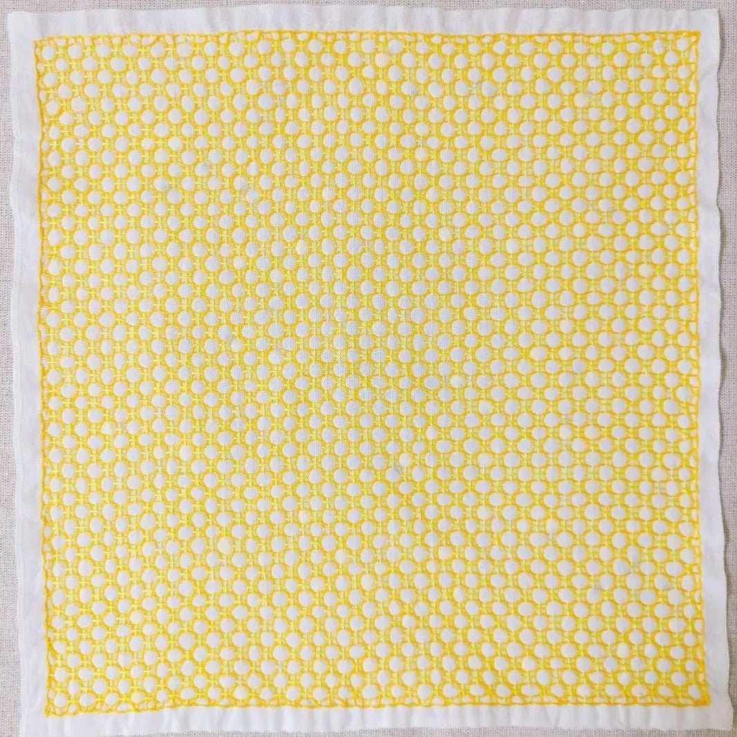 Bee-san's special Sashiko Towel Completed Product