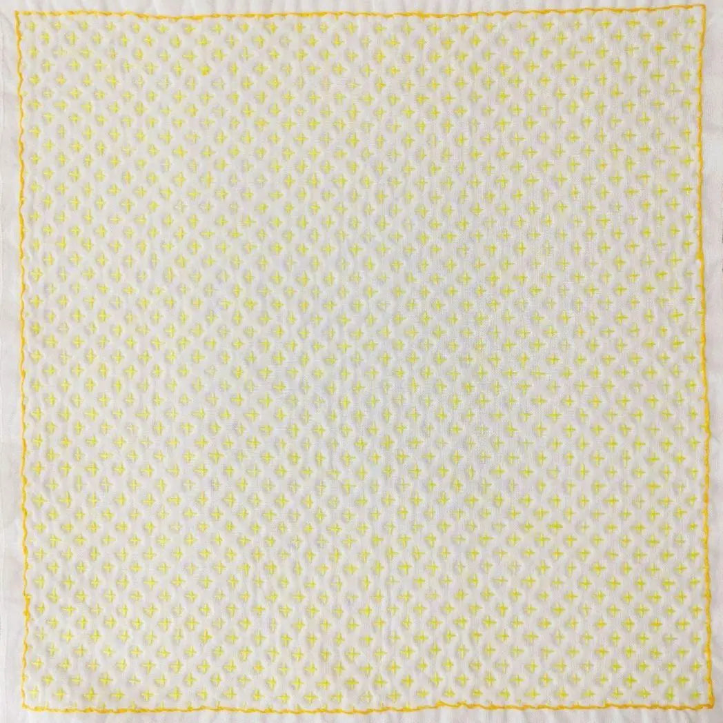 Bee-san's special Sashiko Towel Completed Product