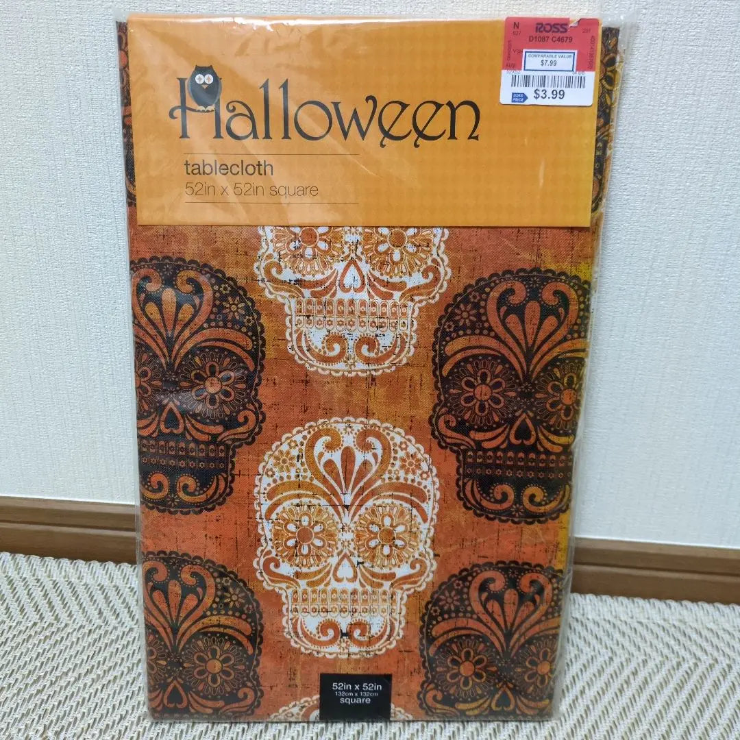 Sugar Skull Table Cross 132cm x 132cm Square | シュガースカル テーブルクロス 132cm x 132cm 正方形