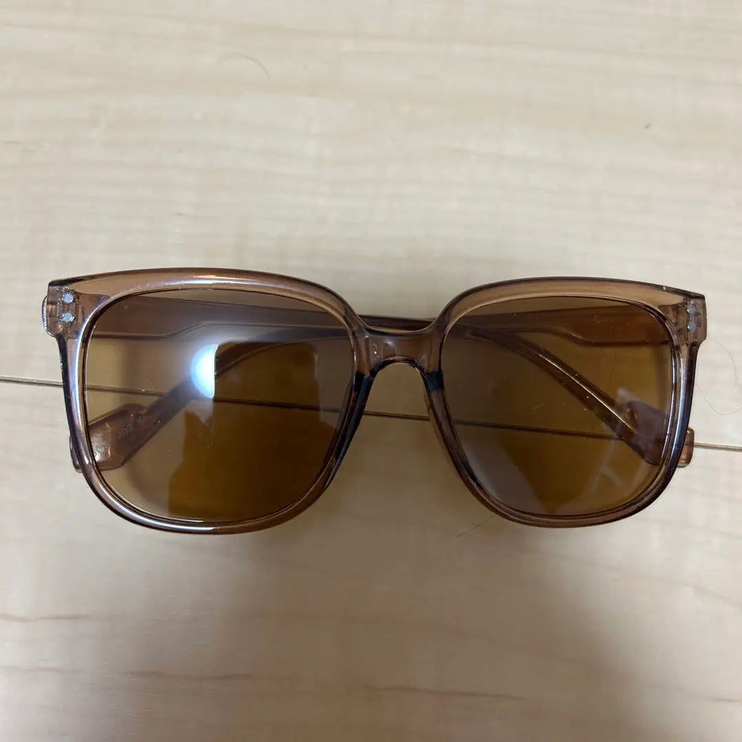 Brown Square Sunglasses